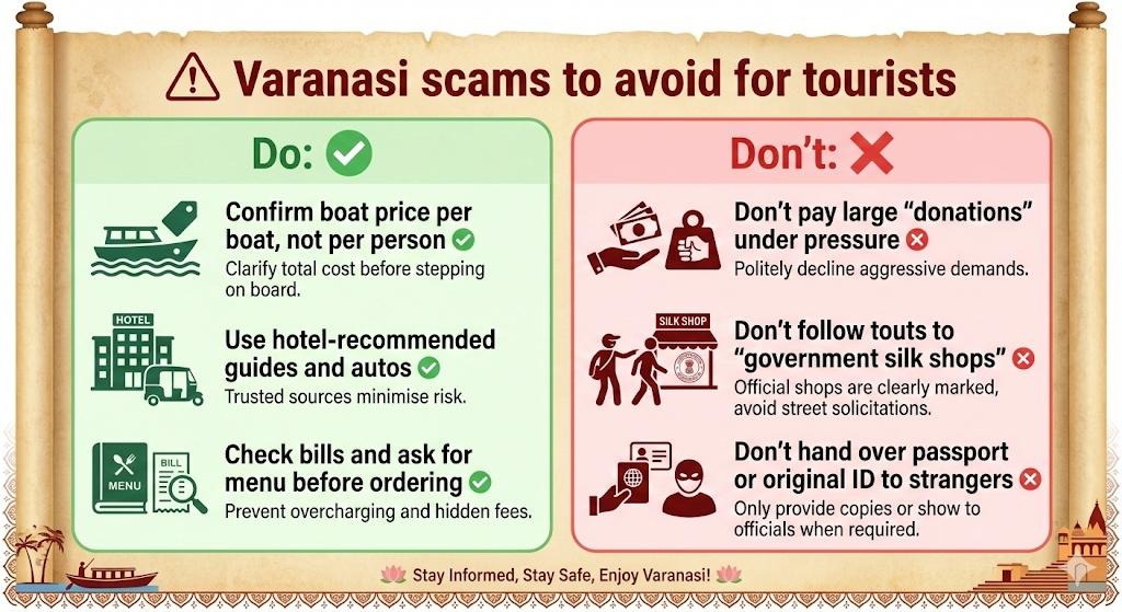 Varanasi Scams To Avoid
