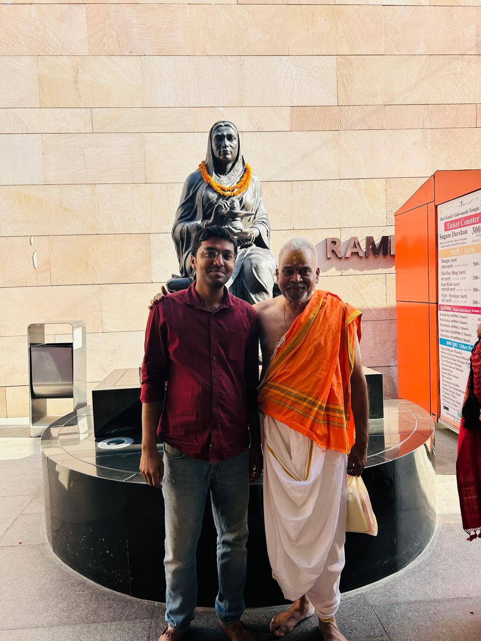 Varanasi Guide Rakesh Guest Kashi Vishwanath