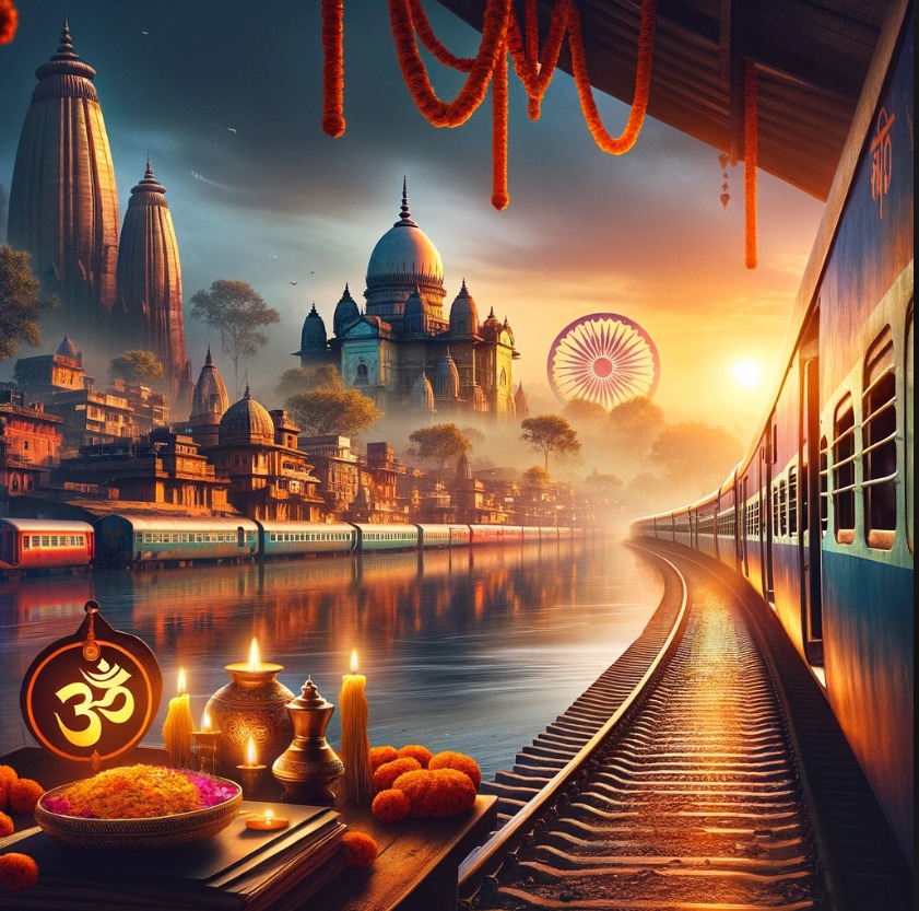 Ayodhya train option visual (representative)
