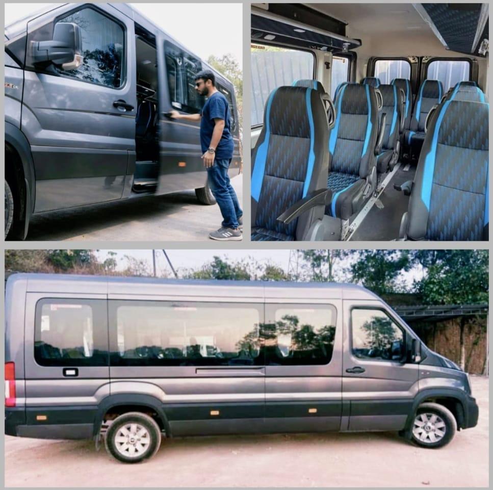 Premium Tempo Traveller for Vindhyachal pilgrimage